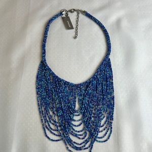 Chico's | Women's Cool Seed Bead Bib Necklace